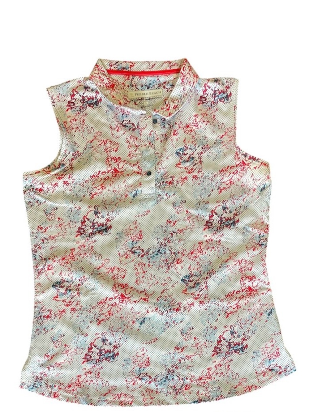 Pebble Beach Golf Top Sleeveless Excellent Condition Red/White/Blue Skort Avail